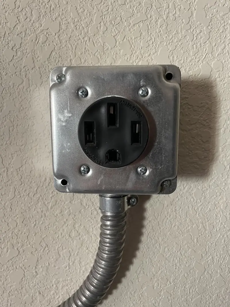 NEMA 14-50 outlet installed for Smart Home Electrical in Constantine